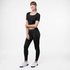 Legginsy fitness damskie Puma. Czarne legginsy sportowe damskie Puma, l, bez wzorów, ze skóry, na fitness i siłownię. Za 129.99 zł.