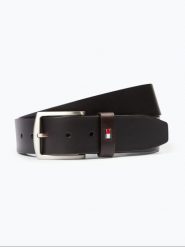 Tommy Hilfiger pasek skórzany Mężczyźni skóra brązowy, 90. Brązowe paski damskie Tommy Hilfiger, bez wzorów, ze skóry, eleganckie. Za 229.95 zł.