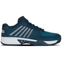 K-Swiss Hypercourt Flex Mno-Green rozmiar 42.5. Niebieskie buty sportowe męskie K-SWISS, bez zapięcia. Za 753.99 zł.