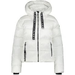 Płaszcz zimowy Luhta Jalonoja. Białe kurtki sportowe damskie Luhta, na zimę, m, bez wzorów, z materiału, bez kaptura, narciarskie. Za 999.00 zł.