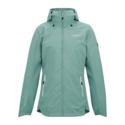 Damska Kurtka Wodoodporna Hamara IV. Zielone kurtki damskie Regatta, m, bez wzorów, z materiału, z kapturem. Za 278.99 zł.