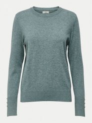 JDY Sweter Malou 15312026 Zielony Regular Fit. Zielone swetry damskie JDY, xl, bez wzorów, z syntetyku, bez kołnierzyka, bez ramiączek, bez kaptura. Za 59.99 zł.