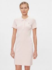 Tommy Hilfiger Sukienka codzienna 1985 WW0WW37853 Różowy Slim Fit. Czerwone sukienki damskie Tommy Hilfiger, na co dzień, l, bez wzorów, z bawełny, bez kołnierzyka, bez ramiączek, proste. Za 399.99 zł.