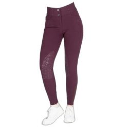 Damskie spodnie do jazdy konnej PS of Sweden Zephyra Laser Cut. Brązowe spodnie materiałowe damskie PS OF SWEDEN, bez wzorów. Za 596.00 zł.