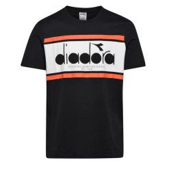 Koszulka męska DIADORA SS T-SHIRT SPECTRA OC S. Czarne t-shirty męskie Diadora, m, bez wzorów, z bawełny, bez kołnierzyka. Za 49.99 zł.