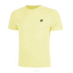 Koszulka tenisowa Fila T-shirt Tristan żółta L. Żółte t-shirty męskie Fila, l, bez wzorów, bez kołnierzyka. Za 189.99 zł.