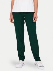 ONLY Chinosy Veronica 15291514 Zielony Slim Fit. Zielone spodnie materiałowe damskie Only, bez wzorów, z syntetyku. Za 99.99 zł.