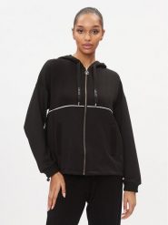 Liu Jo Sport Bluza TA4024 J4616 Czarny Regular Fit. Czarne bluzy damskie Liu Jo Sport, s, bez wzorów, z syntetyku, bez kaptura. Za 339.99 zł.