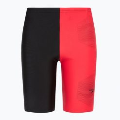 Jammery pływackie dziecięce Speedo Tech Placement Jammer. Czarne kąpielówki dla chłopców Speedo, bez wzorów. Za 69.99 zł.