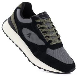 Skórzane półbuty sportowe męskie czarne McArthur MA254. Czarne półbuty na co dzień męskie McArthur, z tkaniny, sportowe, bez zapięcia. Za 199.99 zł.