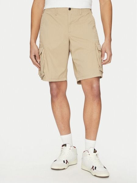 Gap Szorty materiałowe 880822-00 Khaki Relaxed Fit. Brązowe szorty męskie GAP, m, bez wzorów, z bawełny. Za 249.99 zł.