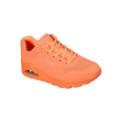 Buty do chodzenia damskie Skechers Uno Night Shades. Brązowe obuwie sportowe damskie Skechers, bez wzorów, z materiału, trekkingowe, Skechers Sport. Za 329.99 zł.
