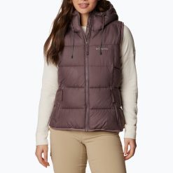 Bezrękawnik damski Columbia Pike Lake Insulated II. Brązowe kurtki damskie Columbia, bez wzorów, bez kaptura. Za 289.99 zł.