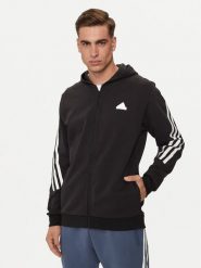 Adidas Bluza Future Icons 3-Stripes IR9159 Czarny Regular Fit. Czarne bluzy męskie Adidas, m, bez wzorów, z bawełny, bez kaptura. Za 219.99 zł.