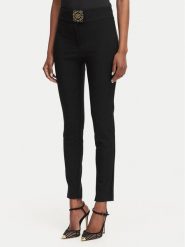 Babylon Spodnie materiałowe W E00057 Czarny Slim Fit. Czarne spodnie materiałowe damskie Babylon, bez wzorów, z materiału. Za 844.99 zł.