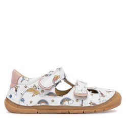 Sandały Froddo. Białe sandały dziewczęce Froddo, bez zapięcia. Za 359.99 zł.