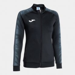 Damska bluza dresowa Joma Elite XI. Czarne bluzy sportowe damskie Joma, l, z aplikacjami, z dresówki, bez kaptura, na fitness i siłownię. Za 189.99 zł.
