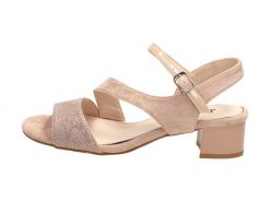 Różowe sandały damskie naObcasie Jezzi Sa177-5. Czerwone sandały damskie Jezzi, bez wzorów, z zamszu, bez obcasa, na obcasie, bez zapięcia. Za 119.00 zł.