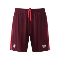 Spodenki zewnętrzne OL 2026/27. Czerwone szorty męskie Adidas, s, z aplikacjami, z materiału. Za 223.00 zł.