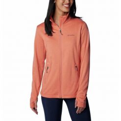 Bluza Turystyczna Rozpinana Damska Columbia Park View Grid Fleece Full Zip. Brązowe bluzy damskie Columbia, m, bez wzorów, bez kaptura. Za 270.99 zł.