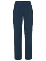 Spodnie damskie Farley Stretch Pants III. Niebieskie spodnie snowboardowe damskie Vaude, bez wzorów, z materiału, narciarskie. Za 519.00 zł.