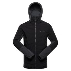 Bluza męska hybrydowa Alpine Pro Morgen. Czarne bluzy męskie Alpine Pro, m, bez wzorów, bez kaptura. W wyprzedaży za 399.00 zł.