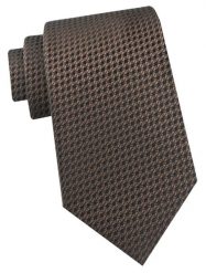 Krawat Męski - Angelo di Monti - Brązowy z Mikrowzorem. Brązowe krawaty i muchy Angelo di Monti, bez wzorów, z tkaniny, eleganckie. Za 45.00 zł.