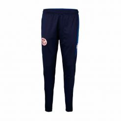 Spodnie treningowe Tunisie Abunszip Pro 7 2024. Niebieskie spodnie sportowe męskie Kappa, bez wzorów, do piłki nożnej. Za 255.30 zł.
