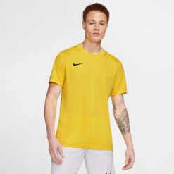 Koszulka piłkarska męska Nike Park Vii. Niebieskie koszulki sportowe męskie Nike, m, bez wzorów, bez kołnierzyka, bez ramiączek, do piłki nożnej. Za 149.00 zł.