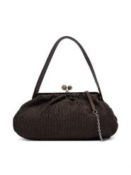 Weekend Max Mara Torebka 2615511095650 Brązowy ciemny. Brązowe torebki do ręki damskie Weekend Max Mara, bez wzorów, z syntetyku, wizytowe, bez dodatków. Za 1,739.00 zł.