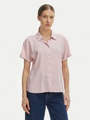 Vero Moda Koszula Alice 10342668 Różowy Regular Fit. Czerwone bluzki damskie Vero Moda, l, bez wzorów, z wiskozy, bez kołnierzyka, bez ramiączek. Za 99.99 zł.