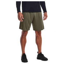 Spodenki fitness męskie Under Armour Tech Graphic. Zielone krótkie spodenki sportowe męskie Under Armour, m, bez wzorów, na fitness i siłownię. Za 124.45 zł.