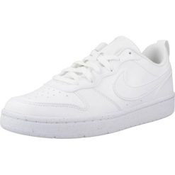 Buty do chodzenia damskie Nike Court Borough Low Recraft Bg. Białe obuwie sportowe damskie Nike, bez wzorów, z materiału, trekkingowe, nike court. Za 352.00 zł.