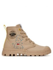 Palladium Trapery Pampa-Petit Prince 74449-286-M Beżowy. Brązowe śniegowce i trapery męskie Palladium, z materiału, bez zapięcia. Za 399.99 zł.