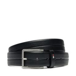 Pasek Męski Tommy Hilfiger. Czarne paski damskie Tommy Hilfiger, bez wzorów. Za 129.99 zł.