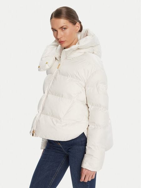 PINKO Kurtka zimowa 101602 A2P6 Biały Regular Fit. Białe kurtki damskie Pinko, na zimę, l, bez wzorów, z syntetyku, bez kaptura. Za 1,739.00 zł.