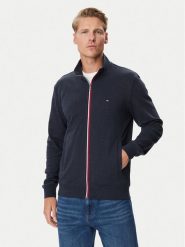 Tommy Hilfiger Bluza MW0MW45650 Granatowy Regular Fit. Niebieskie bluzy męskie Tommy Hilfiger, l, bez wzorów, z bawełny, bez kaptura. Za 649.99 zł.