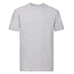 Koszulka Męska Super Premium Heather. Szare koszulki sportowe męskie Fruit of the Loom, m, bez wzorów, bez kołnierzyka, bez ramiączek, trekkingowe. Za 37.99 zł.