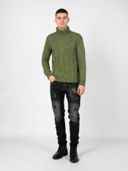 Xagon Sweter | A23081S1010B | Mężczyzna | Zielony. Zielone swetry przez głowę męskie Xagon, m, bez wzorów, z wełny, bez kołnierzyka. W wyprzedaży za 499.00 zł.