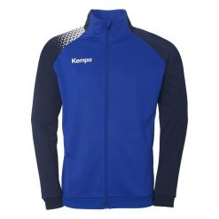 Kurtka z dresu Kempa Ambition 28. Niebieskie kurtki damskie Kempa, l, bez wzorów, z dresówki, bez kaptura. Za 212.70 zł.
