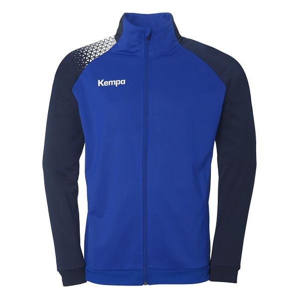Kurtka z dresu Kempa Ambition 28. Niebieskie kurtki damskie Kempa, l, bez wzorów, z dresówki, bez kaptura. Za 212.70 zł.