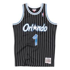 Koszulka NBA Orlando Magic Tracy Mcgrady. Białe koszulki sportowe męskie Mitchell & Ness, bez wzorów, bez kołnierzyka, bez ramiączek, do koszykówki. W wyprzedaży za 436.00 zł.