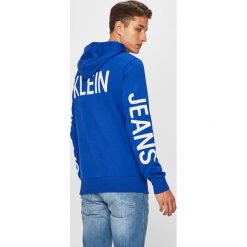 Calvin Klein Jeans - Bluza. Bluzy męskie Calvin Klein Jeans, l, bez wzorów, z bawełny, z kapturem. W wyprzedaży za 299.90 zł.