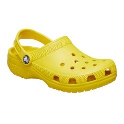 Klapki Crocs Classic. Żółte skarpety damskie Crocs, bez wzorów. Za 169.99 zł.