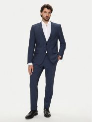 Hugo Garnitur Henry/Getlin232X 50495717 Granatowy Slim Fit. Niebieskie garnitury męskie Hugo, bez wzorów, z syntetyku. Za 1,839.00 zł.