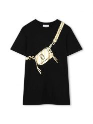 Marc Jacobs Sukienka codzienna W60530 D Czarny Regular Fit. Czarne sukienki dla dziewczynek Marc Jacobs, bez wzorów, z bawełny, bez ramiączek. Za 249.99 zł.