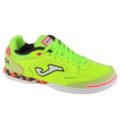 Buty piłkarskie męskie Joma Top Flex 2301 Indoor. Zielone buty sportowe męskie Joma, z materiału, bez zapięcia, do piłki nożnej. Za 219.00 zł.