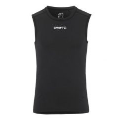 Koszulka treningowa męska Craft Ability Compression Sl. Czarne koszulki sportowe męskie Craft, m, bez wzorów, bez kołnierzyka, bez ramiączek, na fitness i siłownię. Za 214.00 zł.