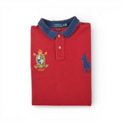 Second life - Koszulka polo męska z krótkim rękawem - Stan bardzo dobry. Niebieskie buty sportowe męskie Ralph Lauren, bez zapięcia, na golfa. Za 126.86 zł.