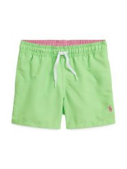 Polo Ralph Lauren Szorty kąpielowe 322904015501 Zielony Regular Fit. Zielone kąpielówki dla chłopców Polo Ralph Lauren, bez wzorów, z syntetyku. Za 289.99 zł.